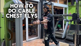 HOW TO DO CHEST FLYS 2 TYPES [upl. by Ayaj]