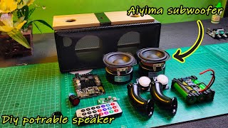 Diy portable speaker diy build speaker [upl. by Ennair439]