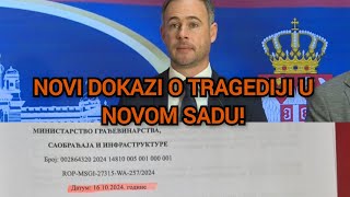 Miroslav Aleksić Potvrda o prijavi radova za Železničku stanicu u Novom Sadu izdata tek 16 oktobra [upl. by Diarmit]