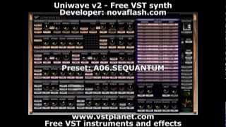 Uniwave v2  Free VST synth  vstplanetcom [upl. by Antonio]