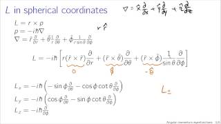 Angular momentum eigenfunctions [upl. by Surbeck251]