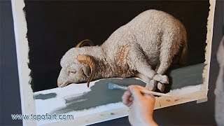 Art Reproduction Zurbaran  Agnus Dei HandPainted Oil Painting [upl. by Yllehs40]