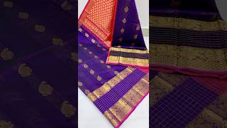 Pure Handloom Gap Kanchi Border With Buta Work Sareessareesinstagram trending 9533464646 [upl. by Aisinoid360]