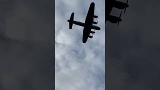 Lancaster Bomber over former RAF Swinderby Lincolnshire this year rafswinderbylancaster [upl. by De Witt503]