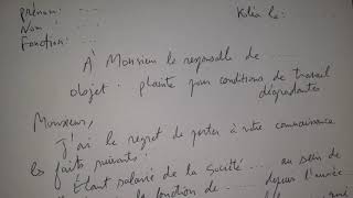 comment rédiger un rapport  conditions de travail dégradantes [upl. by Dnomad76]