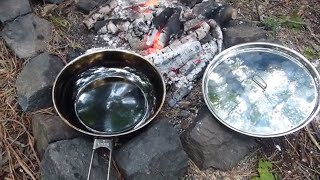 Msr AlpinePathfinder SkilletFrying Pan With Lid Seasoning Make It Non Stick [upl. by Gemma419]