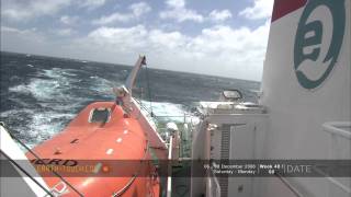 EarthTouch crew crosses stormy Antarctic Ocean [upl. by Iolanthe]