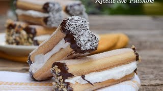 Savoiardi panna e cioccolato  Ricette che Passione [upl. by Dexter]