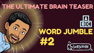 Word Jumble 2  Test Your WordSolving Skills [upl. by Epner]