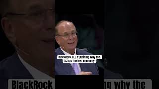 blackrock larryfink ceo economy usa europe [upl. by Celeste]