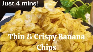 How to make Banana Chips  Thin and Crisy Chips  Wafers Quick amp Easy Banana chips [upl. by Otsuj748]