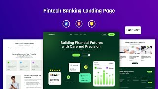 How To Build Fintech Banking Web Page HTML CSS amp JS Tutorial Last Part [upl. by Nidla]