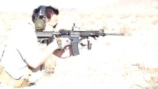 M4 Carbine Sand Test with FailZero AR15 Bolt Carrier Group and Hammer Upgrade Kit [upl. by Nnylannej962]