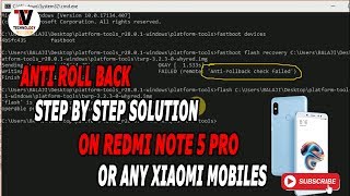 INSTALL TWRP on note 5 pro MIUI 10 or Anti RollBack Devices  anti rollback check failed [upl. by Coulson]