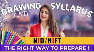 Detailed DRAWING SYLLABUS for NIFT  NID CAT amp DAT Right Sequence for Successful Preparation [upl. by Kutchins]