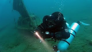 Rebreather Diving in Kreidesee Lake Hemmoor Germany  June 2017 [upl. by Drisko]