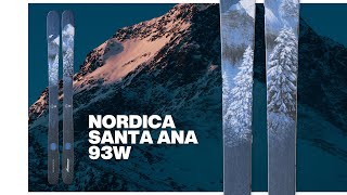 Nordica Santa Ana 93W Womens Skis  Ellis Brigham Mountain Sports [upl. by Sloatman]