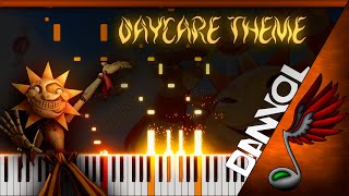 FNAF Security Breach  Daycare Theme Piano Tutorial [upl. by Naji92]