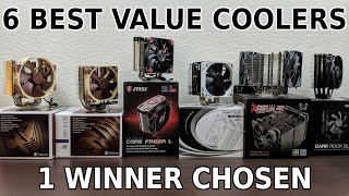 The Best Midrange Air Cooler  6 Great Value Coolers Tested 1 Winner Chosen [upl. by Nomelihp]