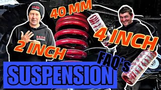 SUSPENSION  Everything You NEED To Know About Lifting A Y62 Patrol [upl. by Senga540]