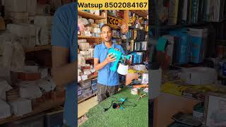 Super tech 500watt air spray paint gun live demo 2024 [upl. by Ahsinnor]