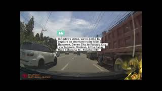 POV Driving Alternate route to Panabo via Tagpore Maduao Little Panay Panabo City [upl. by Nellahs]