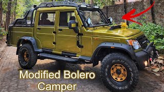 Modified Mahindra Bolero Camper By KAM Customs [upl. by Llemart]