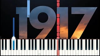 1917  Wayfaring Stranger SLOW EASY PIANO TUTORIAL [upl. by Gurney523]