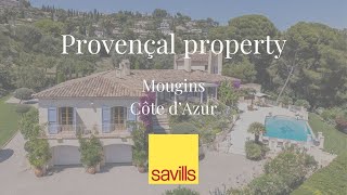 For sale Provencal property Mougins Côte dAzur frenchriviera villa mougins realestate [upl. by Osbourne278]