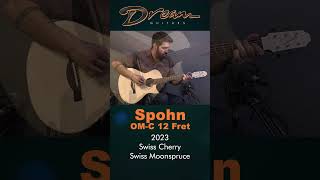 Dream Guitars  2023 Spohn OMC 12 Fret Swiss Cherry amp Swiss Moonspruce guitardemo guitar [upl. by Gianni]