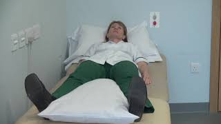 Hip replacement  sleeping position [upl. by Ronen]