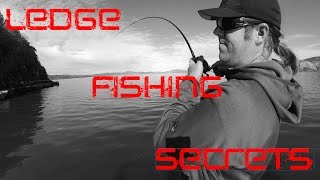 Ledge Fishing Techniques For Catching Huge Bass [upl. by Chad888]