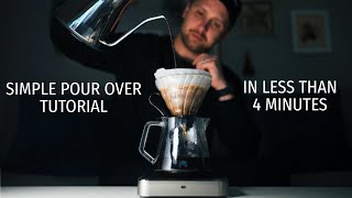 How To Make Pour Over Coffee  SIMPLE V60 Brew Tutorial [upl. by Canter411]