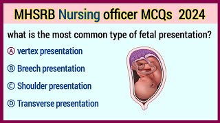 MHSRB Nursing officer MCQs  Telangana staff nurse mcq  Staff nurse mcq 2024  Nursing officer mcq [upl. by Dhiman118]