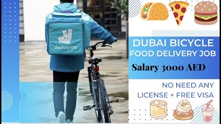 Talabat Food Delivery Jobs In Dubai  Bicycle Delivery Jobs In Dubai [upl. by Nyrrek41]