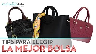 Tips para elegir la mejor bolsa para cualquier ocasión [upl. by Seafowl92]