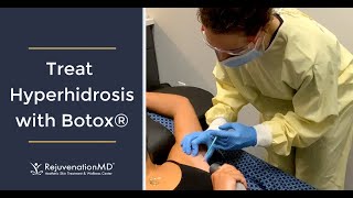 Treat Hyperhidrosis with Botox [upl. by Aitropal551]