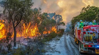 Dangerous conditions fan blazes in Australias southeast [upl. by Scrivens]