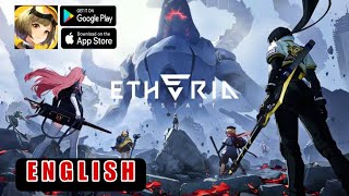 Etheria Restart Gameplay EN  RPG Game Android iOS [upl. by Rahsab]