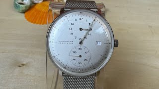 Junghans Max Bill Regulator Silver Dial [upl. by Trebmer948]