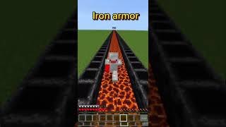 Magma Block VS All Armor in Minecraft 🤯 minecraft 歌ってみた shorts [upl. by Adihsaar]