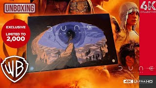 Dune Part Two 4K UltraHD Bluray limited edition boxset 2000 copies dual steelbook and poster [upl. by Dnalevets]