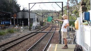 Stopping a train at Zig Zag  December 2017 [upl. by Bilac]