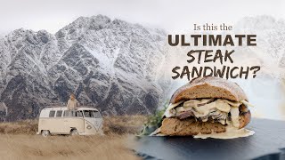 Ultimate Steak amp Mushroom Sauce Sandwich  Leaving Queenstown [upl. by Anitnoc]