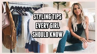 8 BEST STYLING TIPS EVERY GIRL SHOULD KNOW [upl. by Htrow]