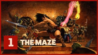 Hero Quest Board Game  Video Game  Quest 1 The Maze [upl. by Eirrok]