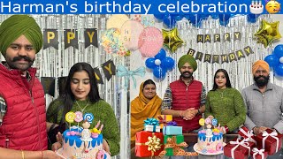 Harmans Birthday celebration 🎂🥳  Anmol Bhullar  Vlog ￼ [upl. by Lindell]