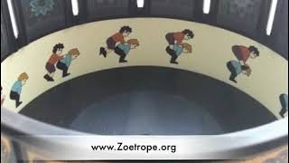 Zoetrope Animation Toy Of Kids Jumping  Zoetrope [upl. by Oirevlis533]