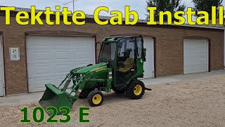 Tektite Cab Install On John Deere 1023 E [upl. by Aynna]