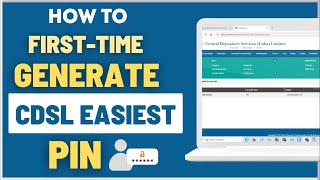 How To First Time Generate CDSL Easiest PIN for share transfer [upl. by Atul201]